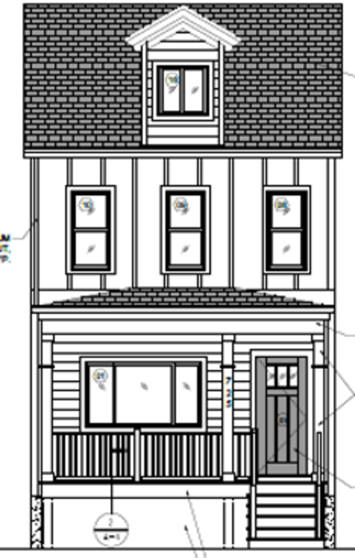 725 Excelsior Street facade drawing- property is coming soon